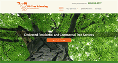 Desktop Screenshot of cnbtreetrimming.com
